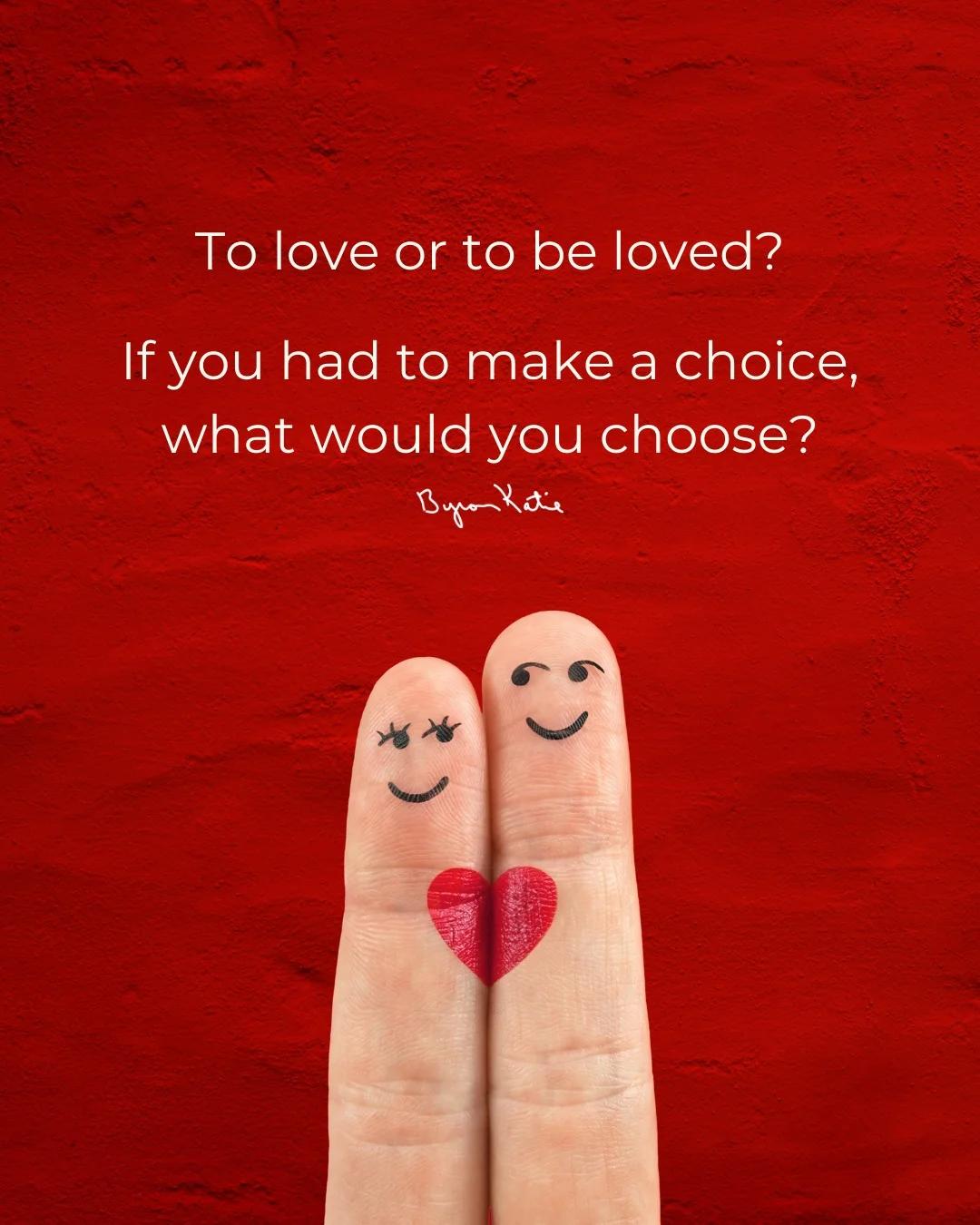 Choose Love: Give or Receive?