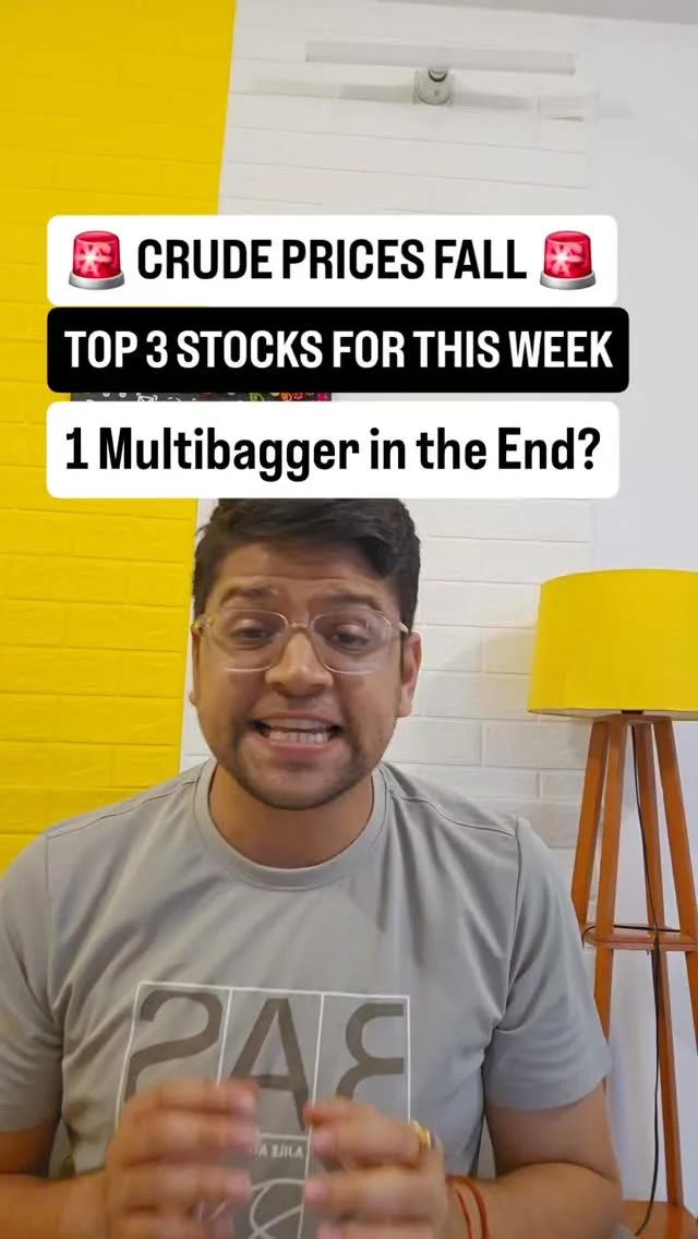 Crude Oil Drops: Top 3 Stocks & One Multibagger