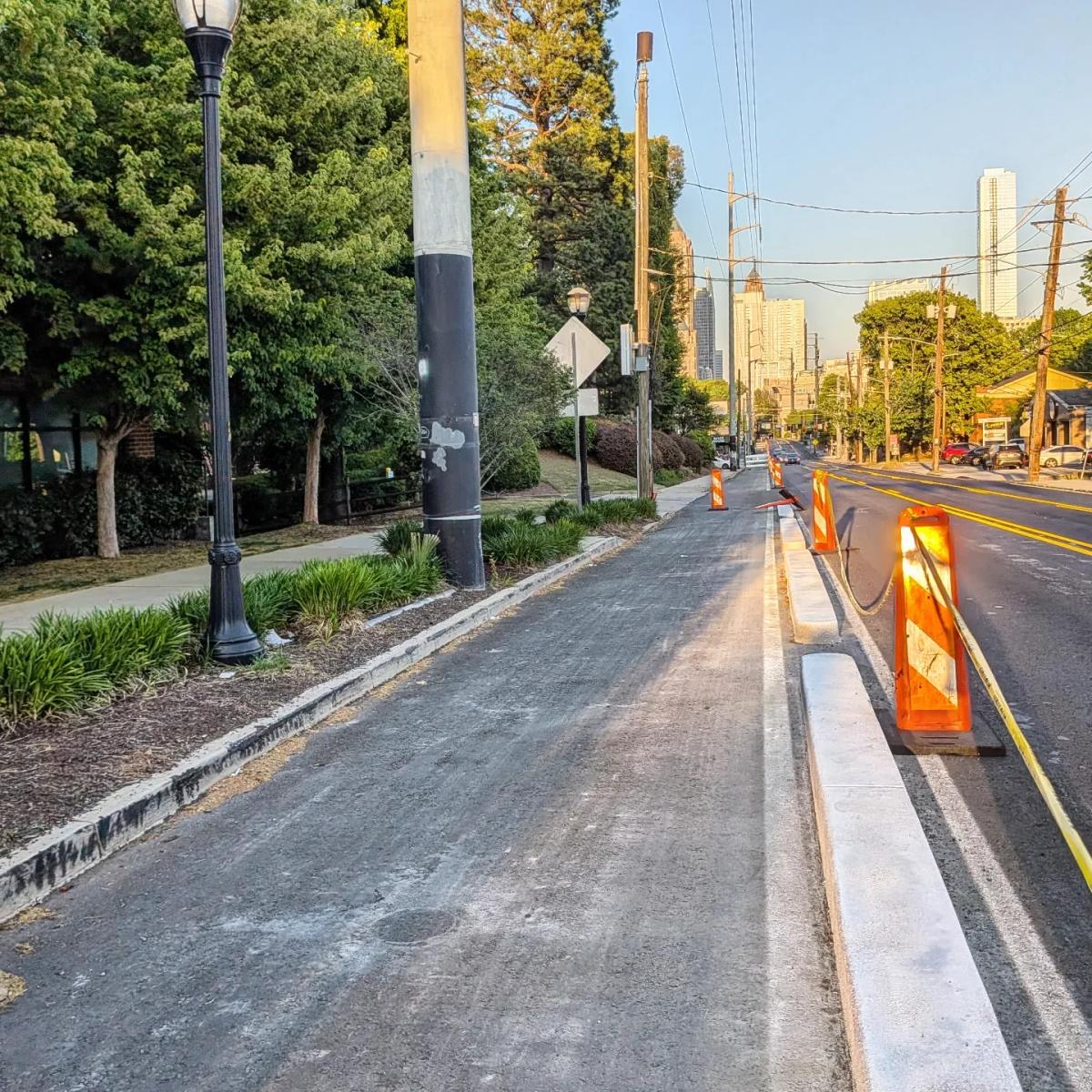 GDOT Builds Bike Lane Ten Times Faster than Atlanta