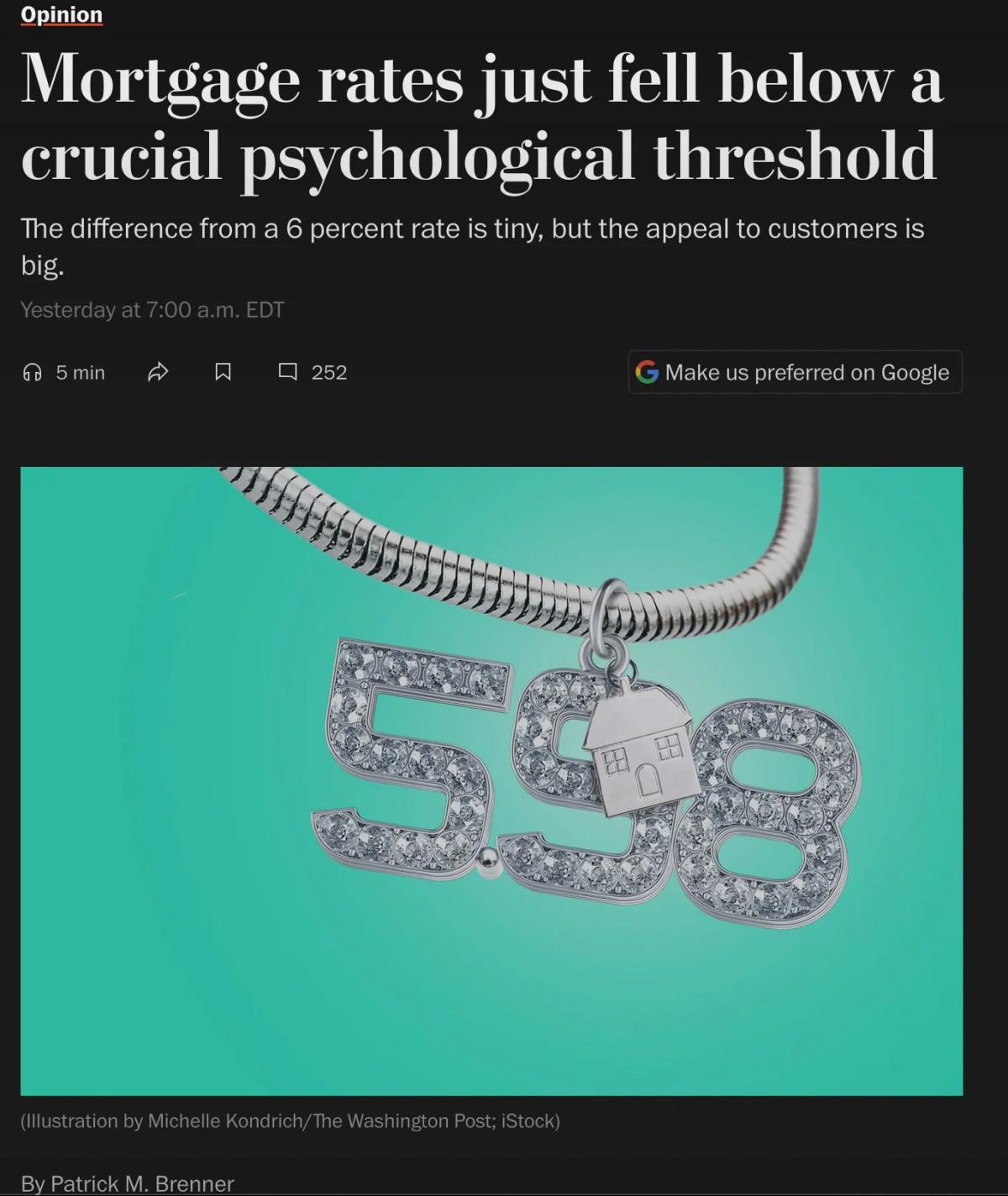 Sub‑6% Mortgage Rates Trigger Powerful Psychological Impact