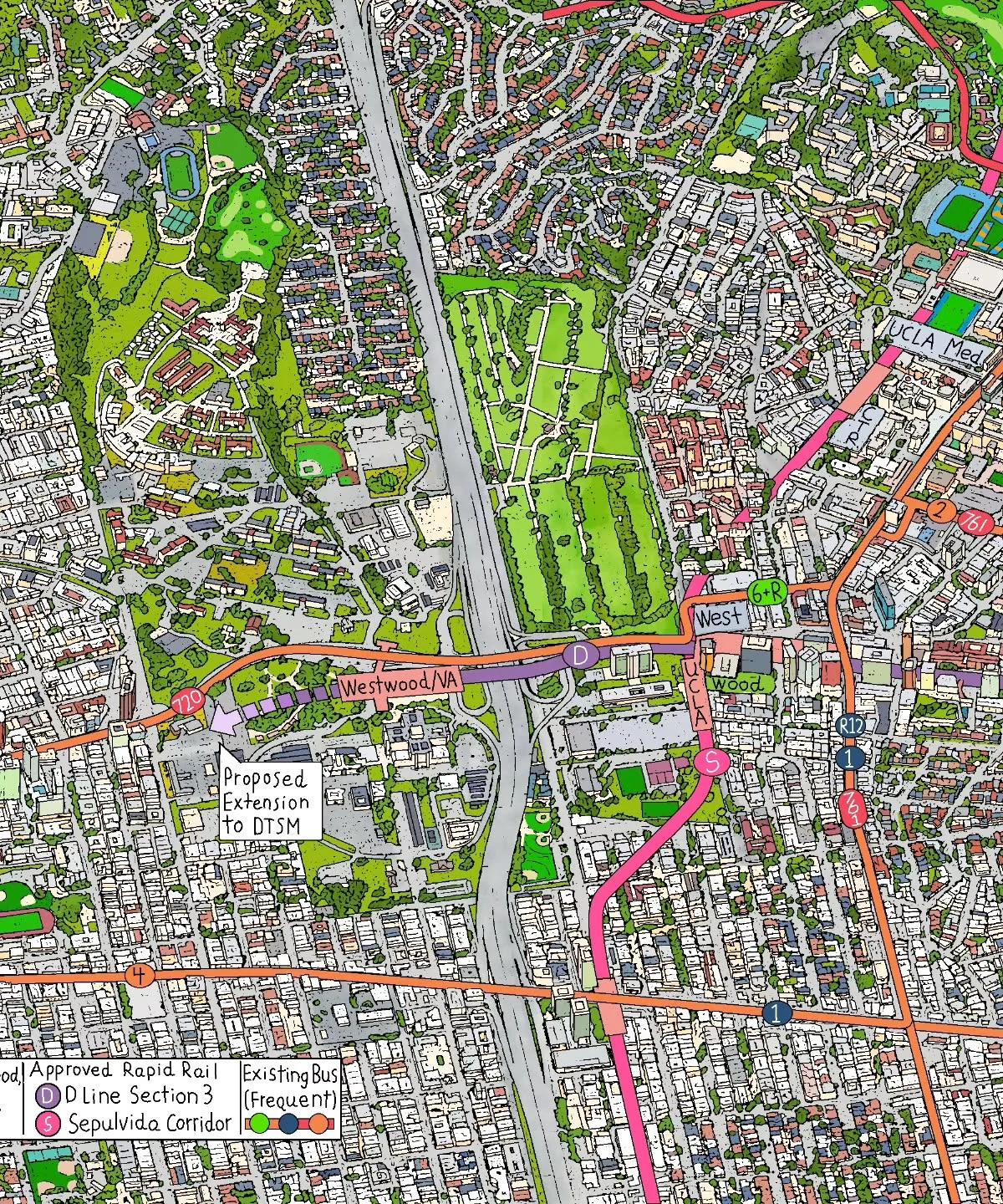 LA Metro D Line Section 3 Under Construction, Final Phase