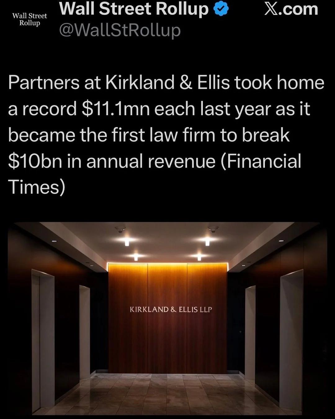Left Kirkland, Launched Firm, Now the Joke's on Them