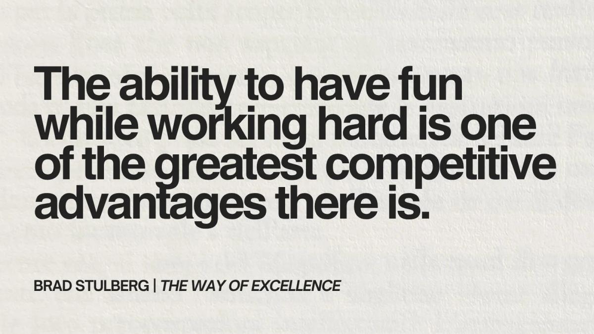 Greatness Thrives without Constant Suffering