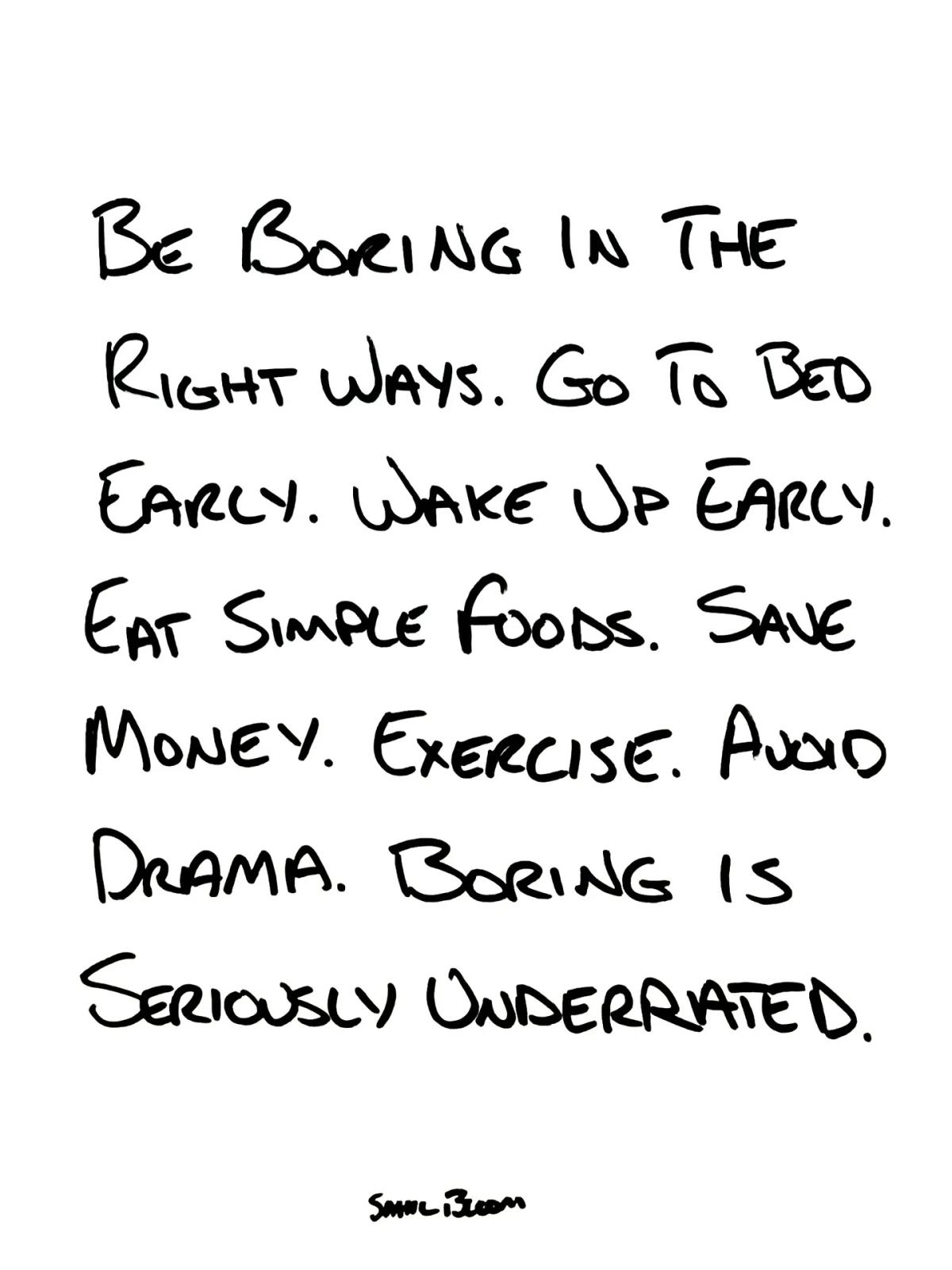 Embrace Boring Habits for an Extraordinary Life