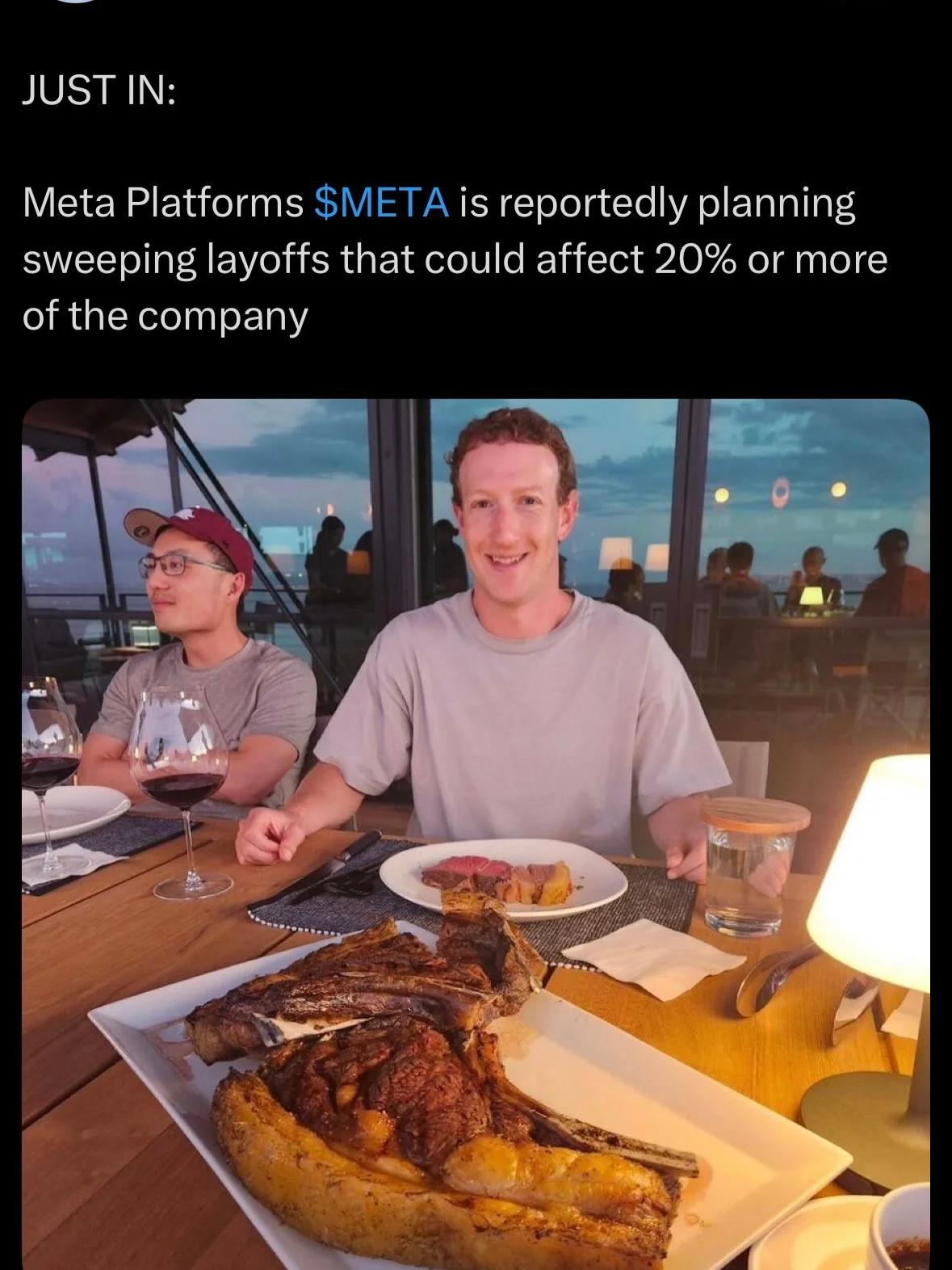 Meta Plans Layoffs Affecting over 20% of Workforce