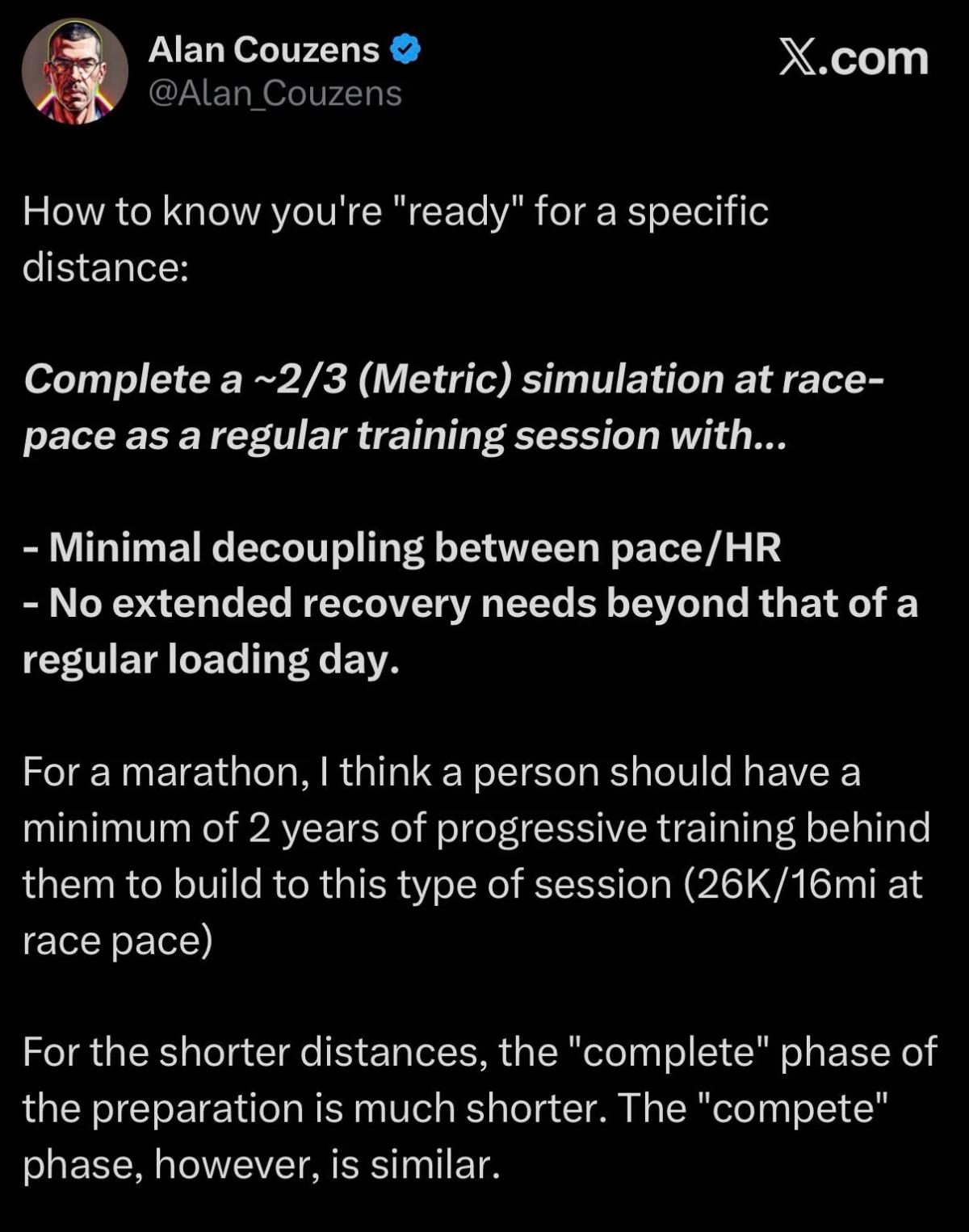 Run Two‑Thirds at Goal Pace to Avoid Late‑Race Fade