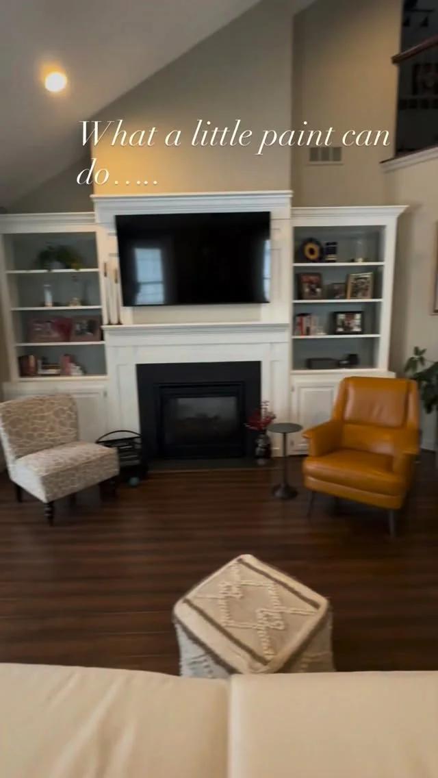 A Fresh Coat Can Completely Transform Your Living Room