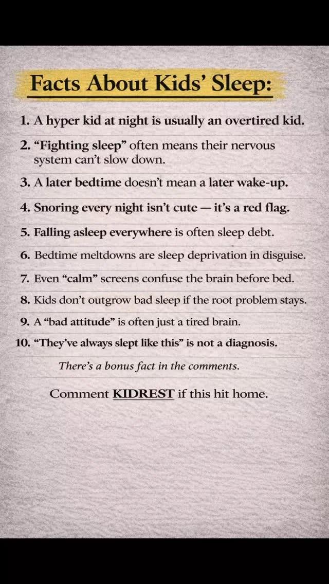 Most Child Behavior Problems Stem From Sleep Deficits