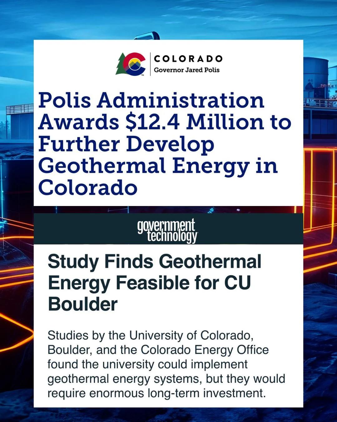 Colorado Invests $12.4M to Scale Campus Geothermal