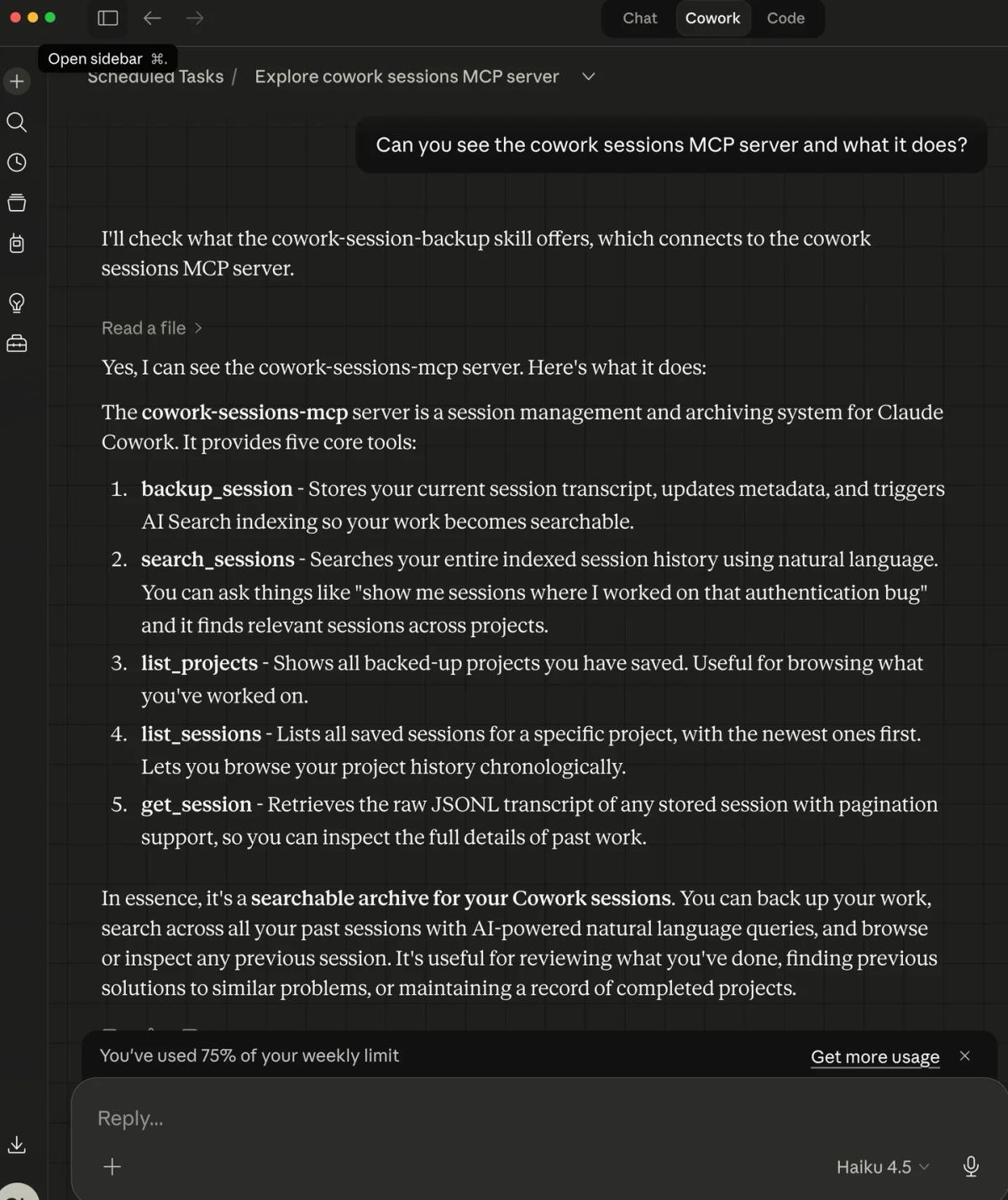 Cross‑sandbox Session Logs Now Searchable with Claude Cowork