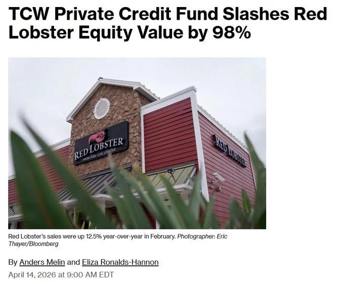 TCW Wipes Red Lobster Equity, Keeps Full Debt Exposure