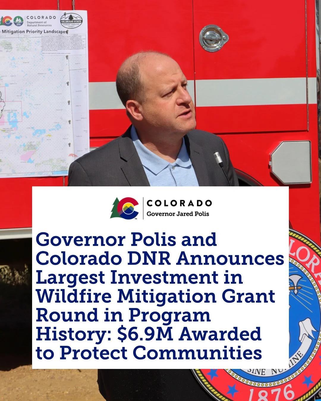 Colorado Invests $6.9M in Wildfire Prevention, Jobs