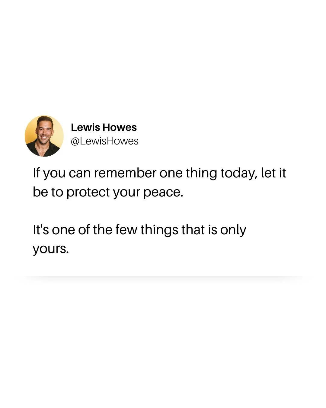 Saying No Protects Your Peace