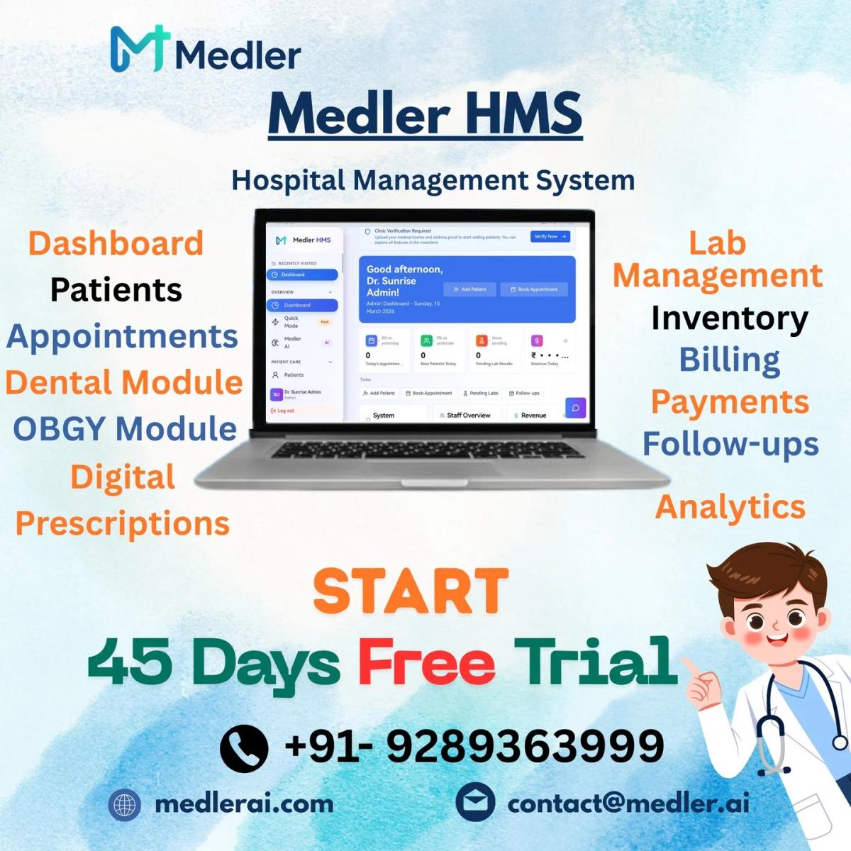 Go Paperless with Medler HMS – Free Trial