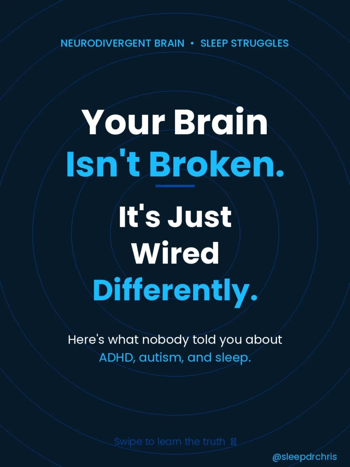 Neurodivergent Sleep Issues Are Biological, Not Personal Failing