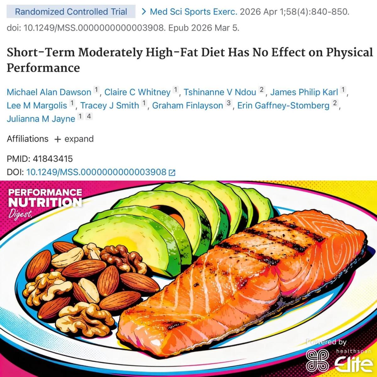 Five Days of 40% Fat Leaves Performance Unchanged