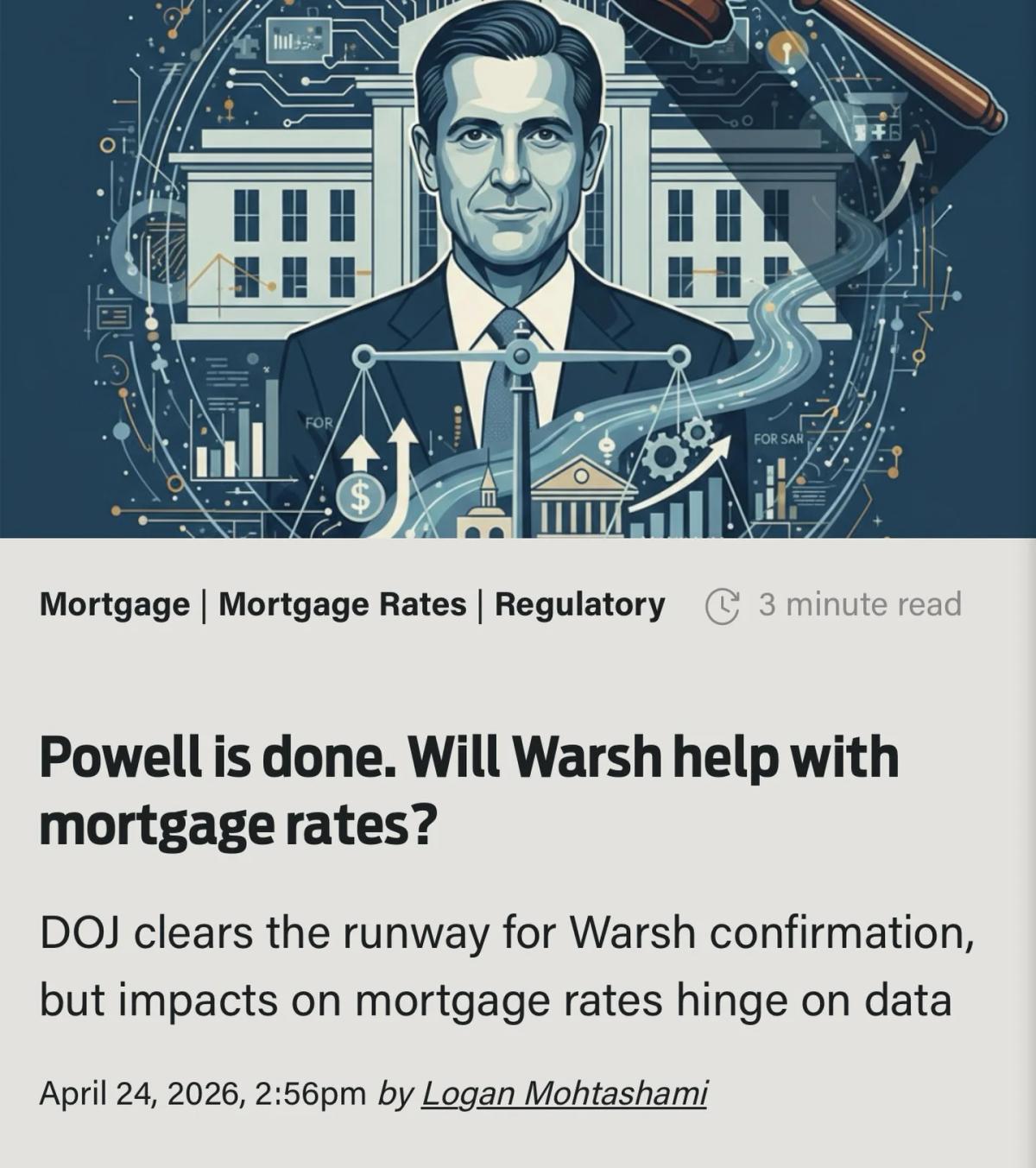 Charts Reveal Housing Impact as Powell Leaves, Warsh Begins