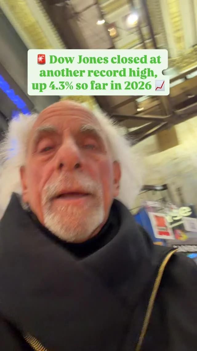 Dow Hits Record High, Markets Eye January CPI