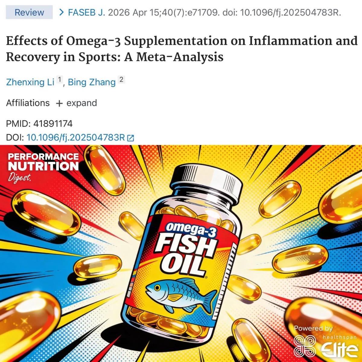 Omega‑3 Cuts Inflammation and Muscle Soreness Post‑exercise