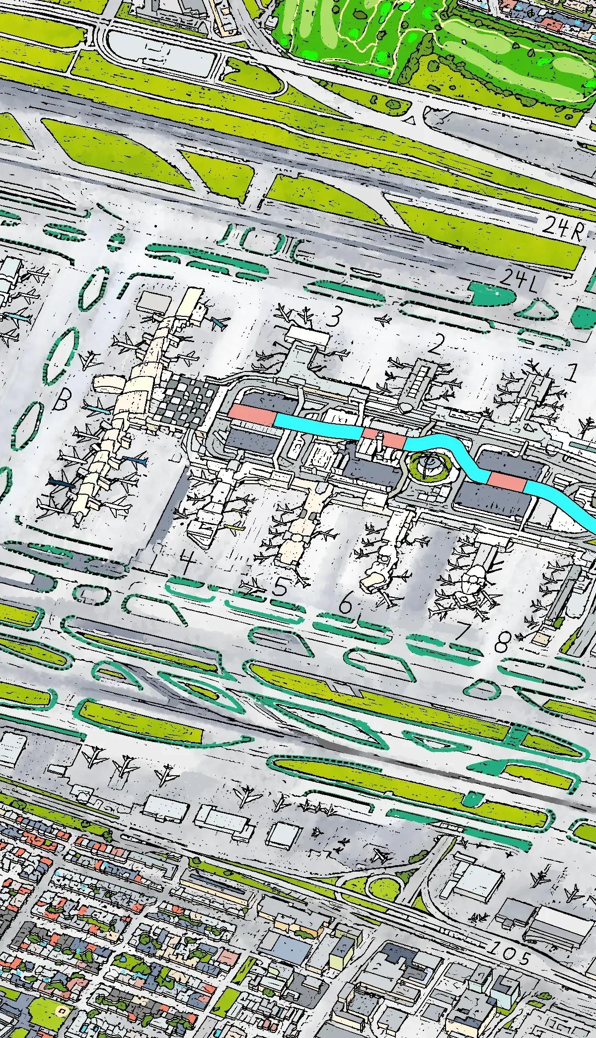 Future‑Proofed LAX Map Highlights New Terminals 9, 0, APM