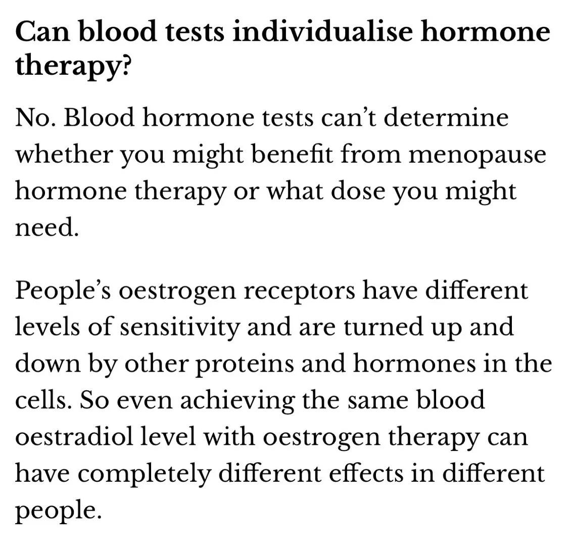 Estradiol Levels Don’t Guide Effective Menopause Hormone Therapy