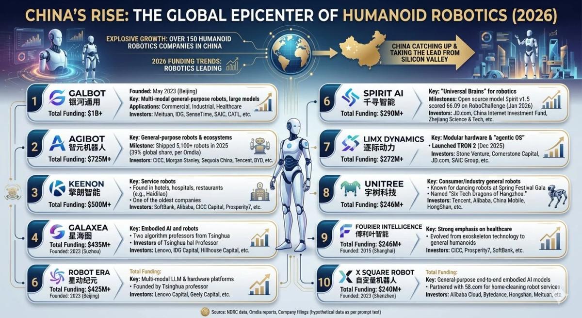 China Leads Humanoid Robot Race; Standard Model at Stake