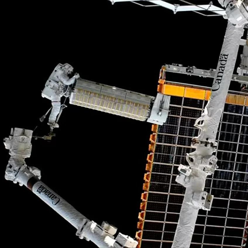 Astronauts Repair ISS Solar Arrays, Extending 2032 Mission