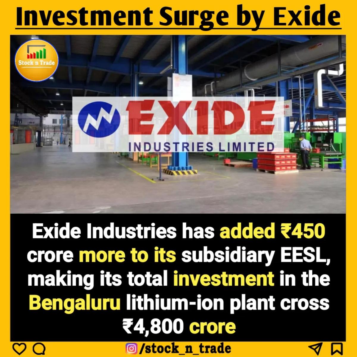 Exide Industries Accelerates Shift to EV Battery Market