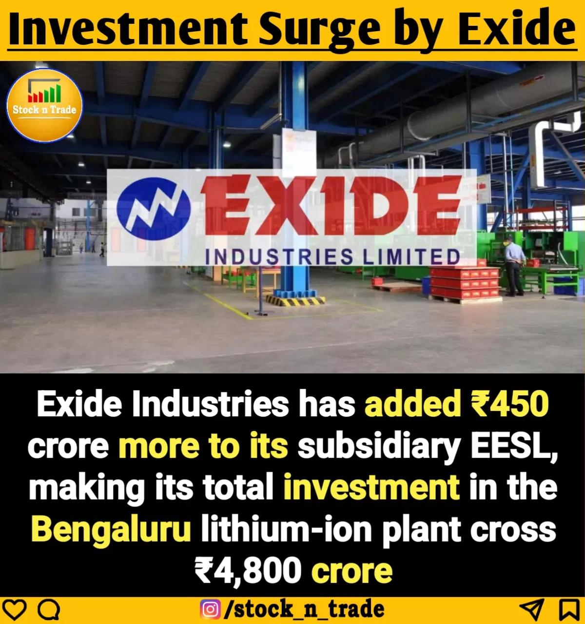 Exide Industries Accelerates Shift to EV Battery Market