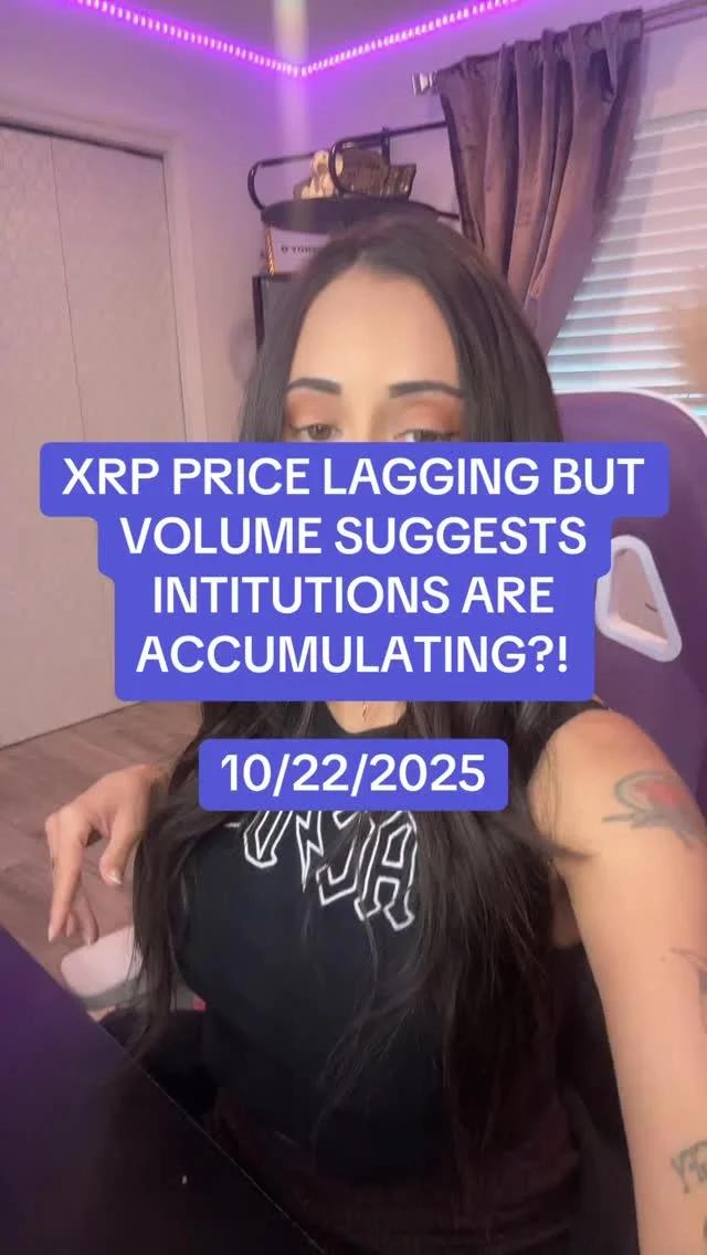 Institutions Accumulating XRP Despite Price Lag