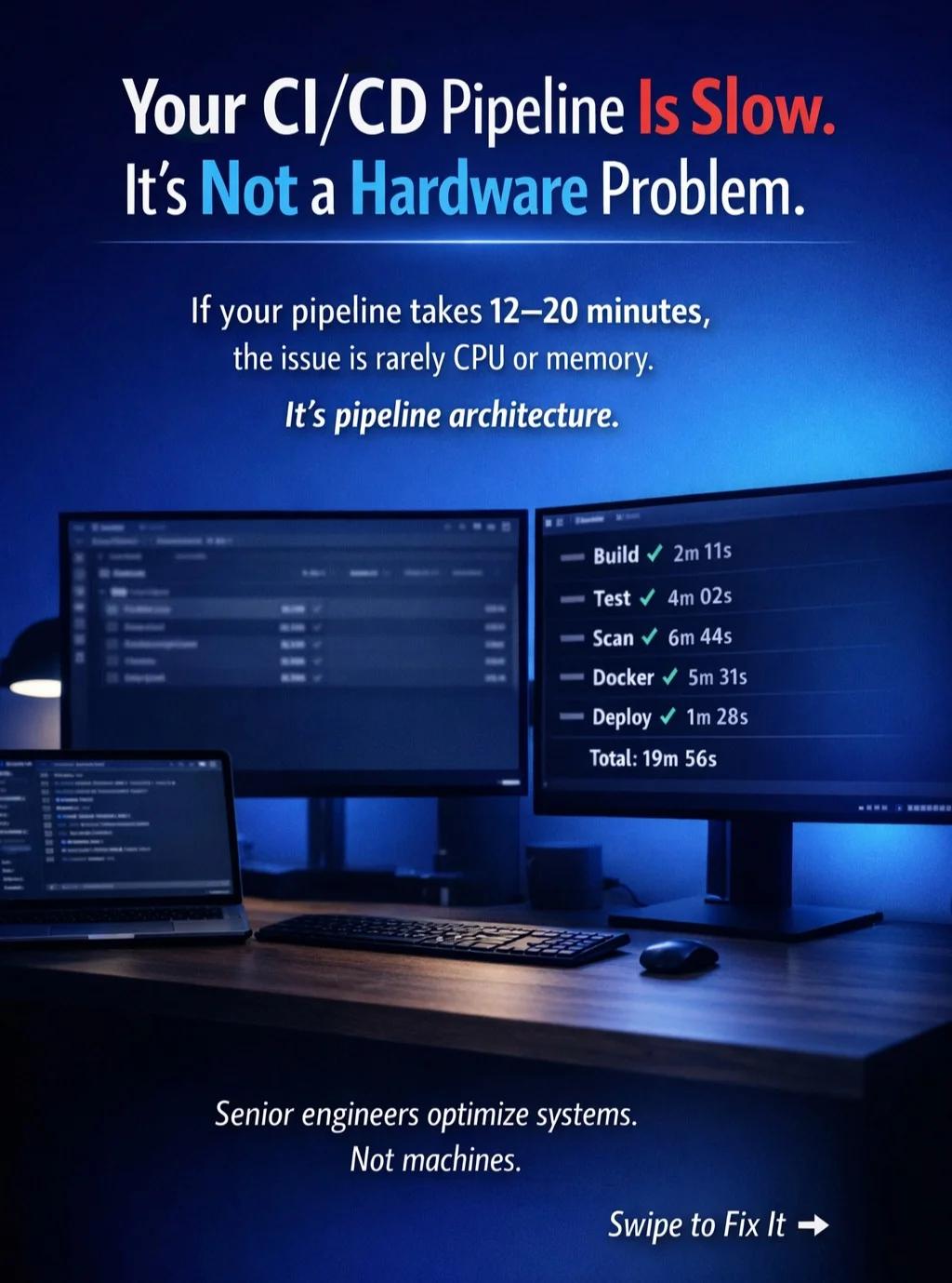 If Your Pipeline Takes 15+ Minutes, Redesign It