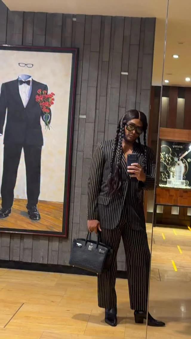 Vintage Issey Miyake at My Favorite Mirror Spot