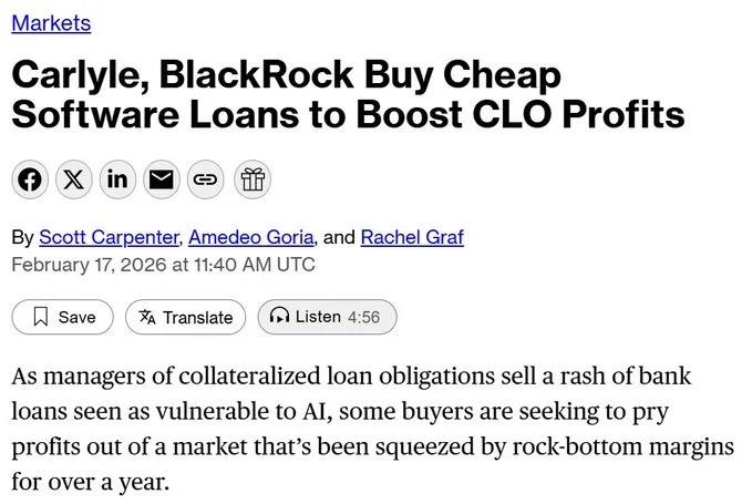 CLOs Bet on Yield While AI Threatens Software Holdings