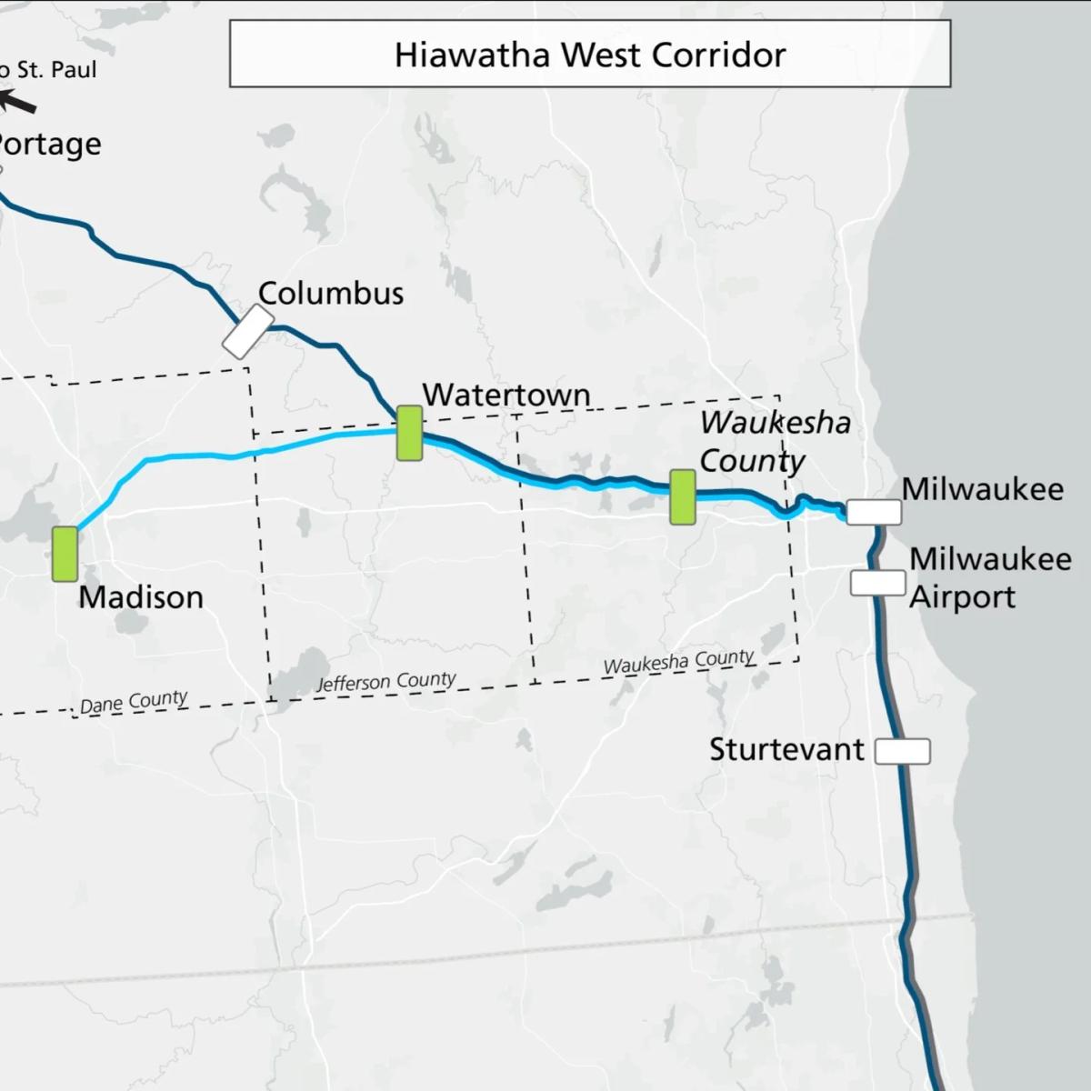 Madison‑Milwaukee Rail Link: Hiawatha West Essential