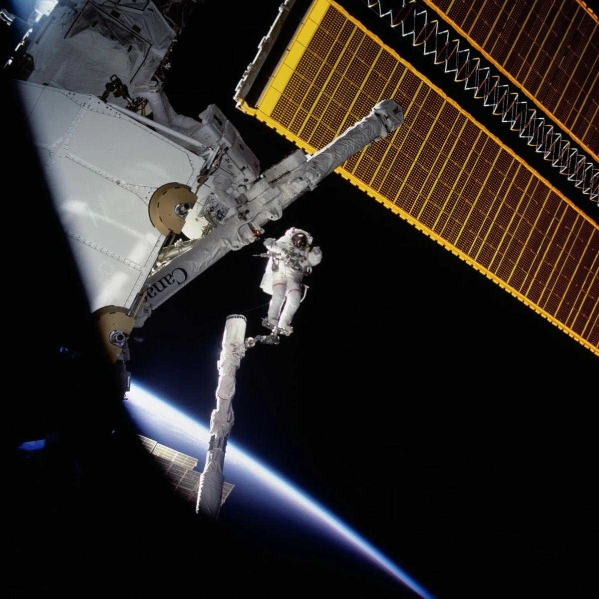 Blue Earth Against Cosmic Void: Spacewalk’s Unforgettable Gift