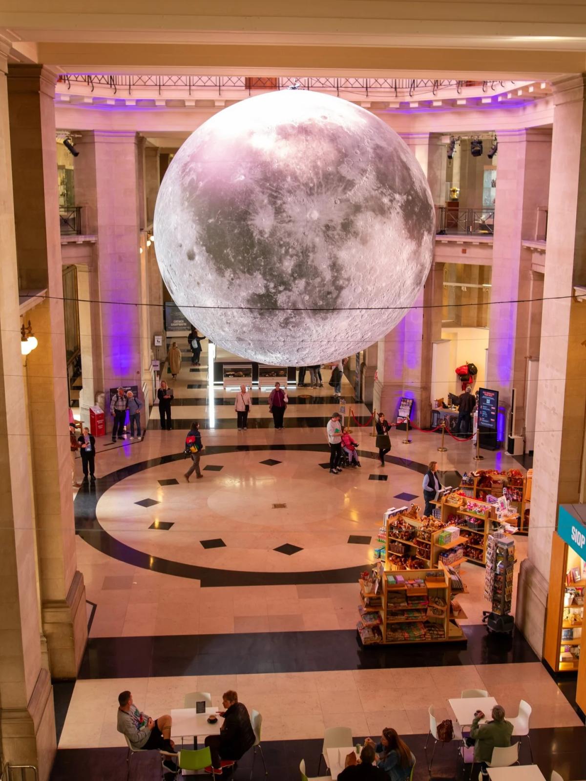 Cardiff Hosts Stunning “Museum of the Moon” Installation