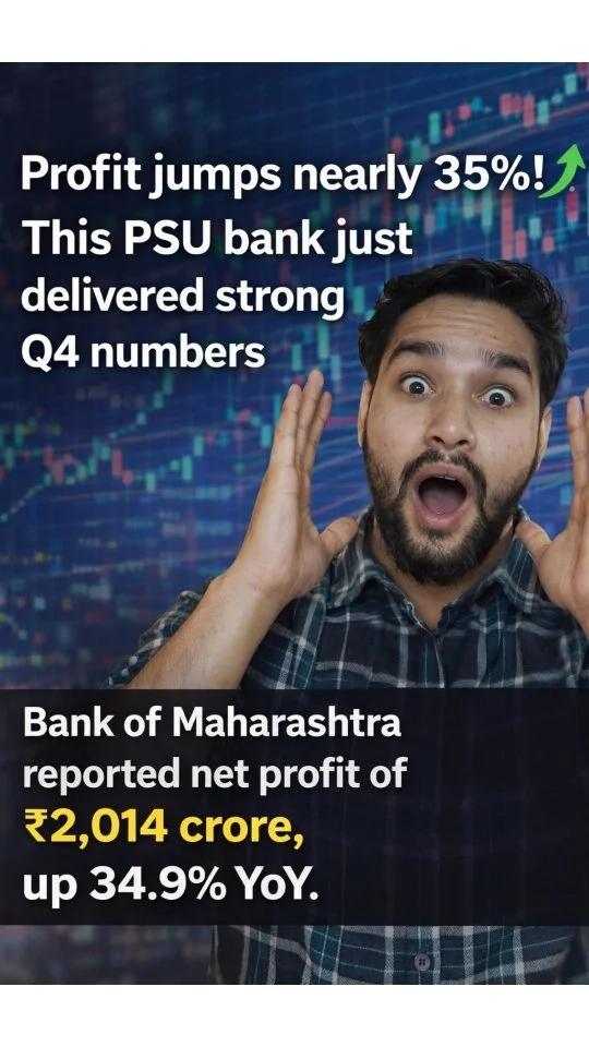 Bank of Maharashtra Profit Surges 35% YoY