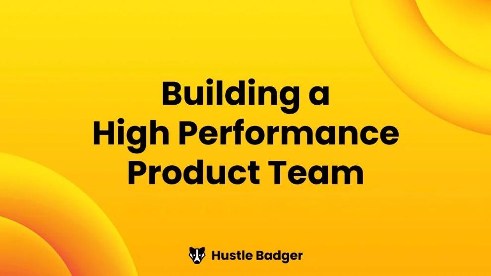 High Performance Means Building Conditions for Team Results