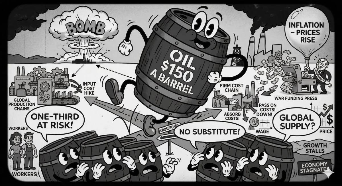 One-Third of Oil Supply at Risk Drives $150 Forecast