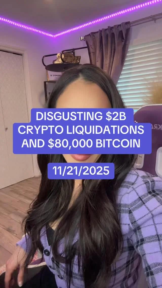 Crypto Faces $2B Liquidations as Bitcoin Nears $80k