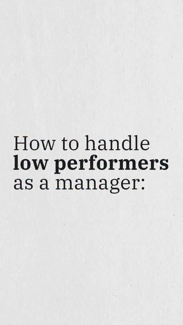 Great Managers Confront Low Performers, Not Ignore Them