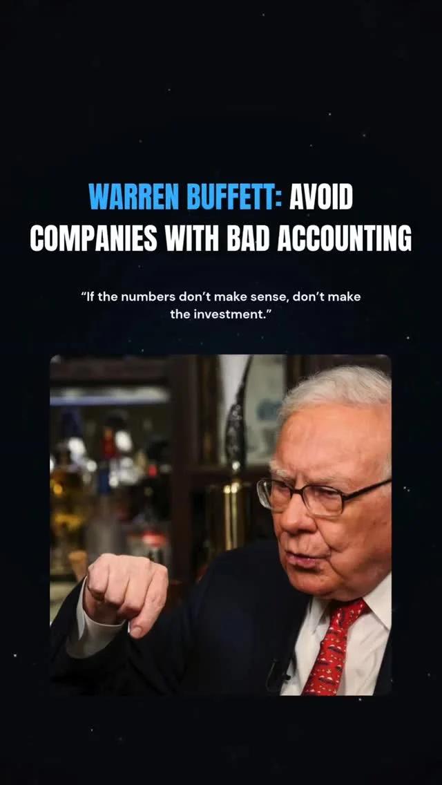 Avoid Stocks with Confusing Accounting, Buffett Advises