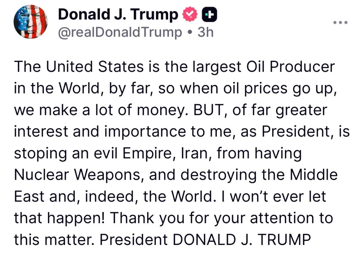 Trump’s Iran Justification Reduces to Incoherent Schizophrenia