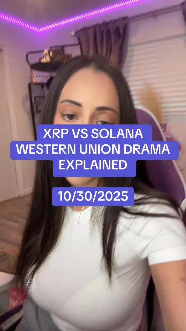 Western Union Drama: XRP vs Solana Unpacked