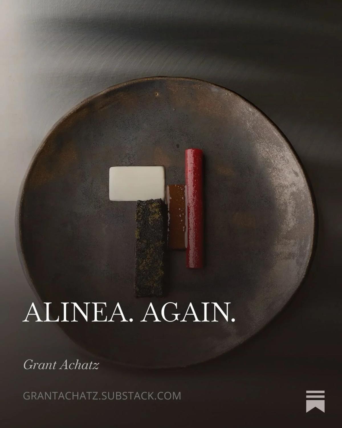 Reigniting Alinea’s Original Vision with Fresh Dishes