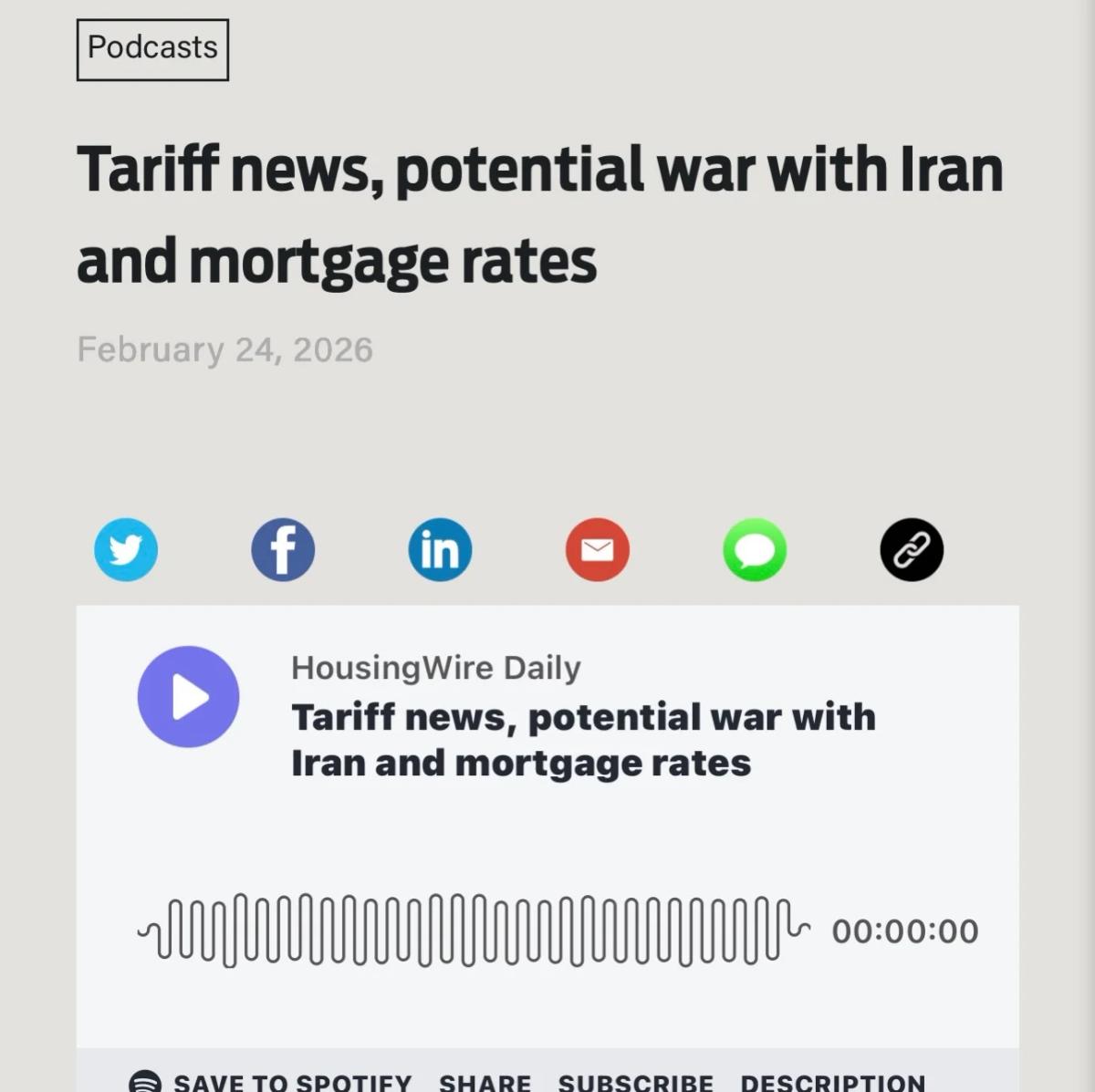 Weekend Tracker Shows Positive Housing Market Amid Crazy Headlines