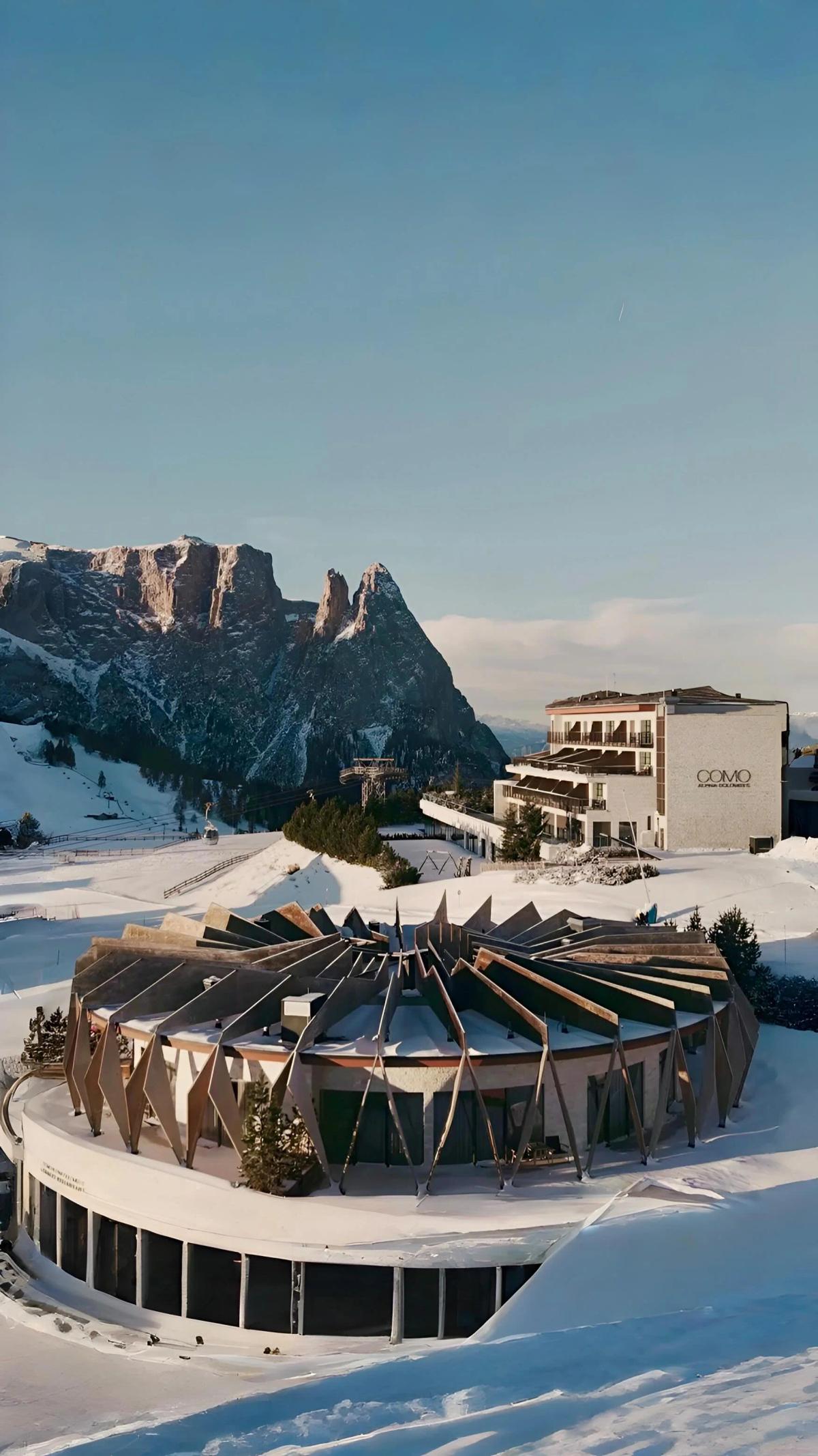 Alpine Luxury Meets Panoramic Spa in Dolomites