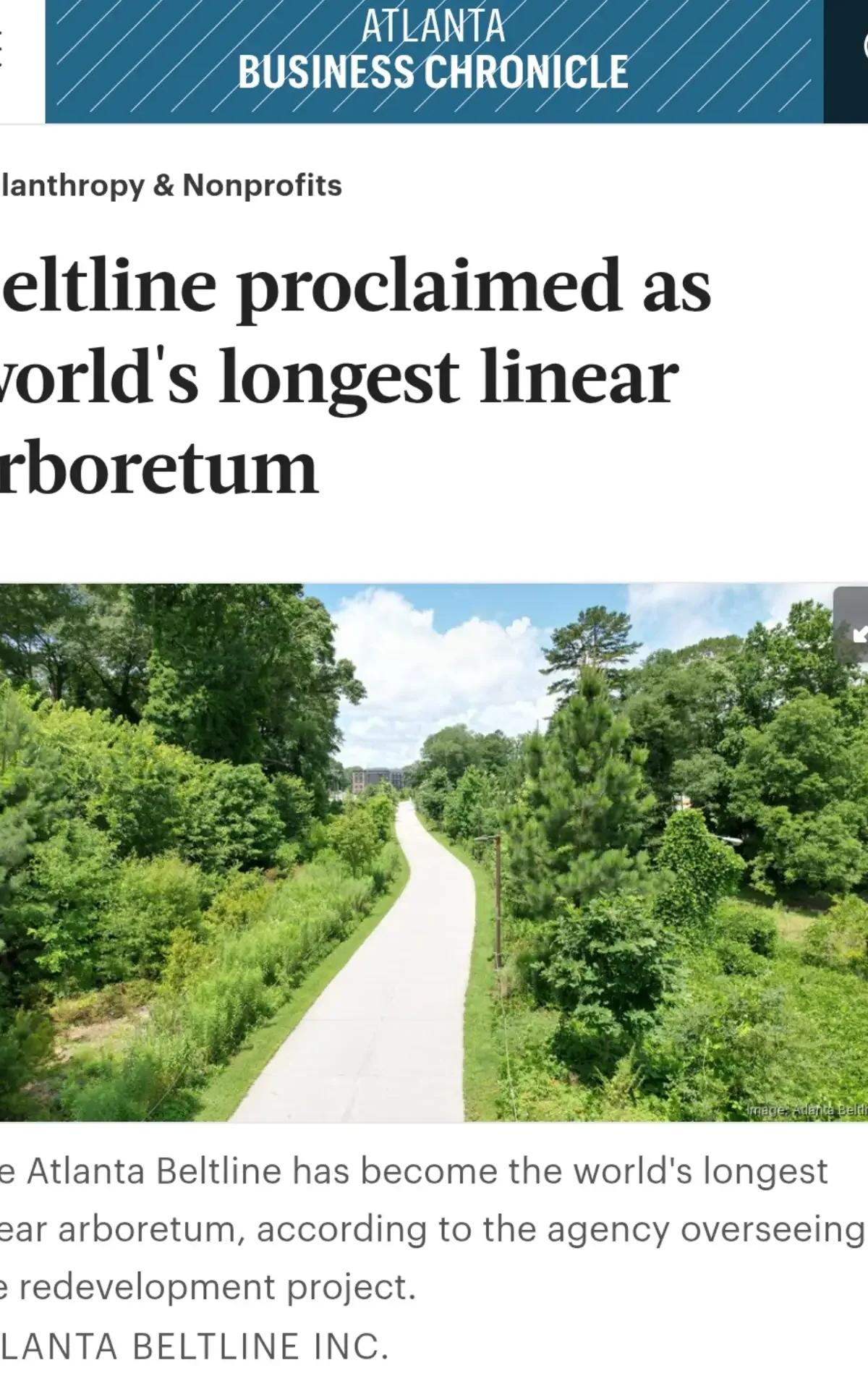 Atlanta Needs Rail on Beltline, Not More Trees