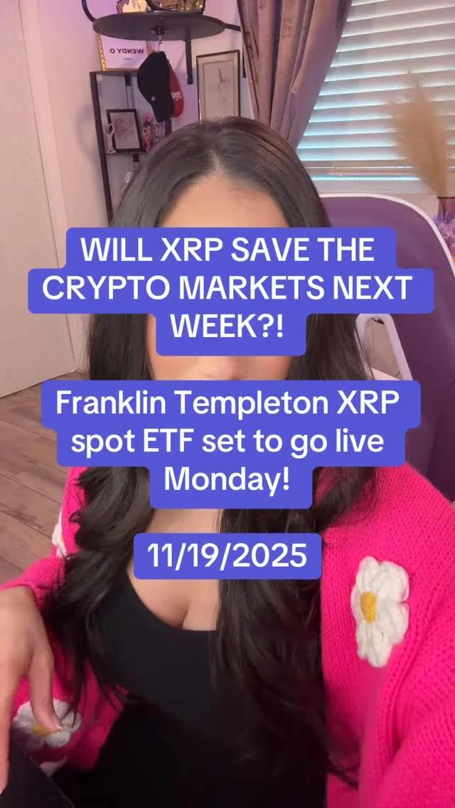 Franklin Templeton’s XRP Spot ETF Launches Monday, Boosting Markets