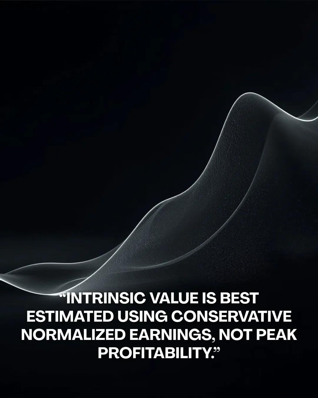 Wealth Comes From Normalized Earnings, Not Quarterly Spikes